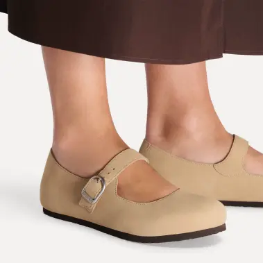 Birkenstock Santa Clarita Nubuck Narrow Women's - Browns Shoe Fit